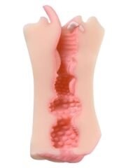 Censan Juicy Pussy Masturbator Realistik Fruity Tongu, Ağız ve Vajina TPE Ten 19 cm
