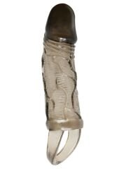 Censan 3 cm Dolgulu Penis Kılıfı Zenci