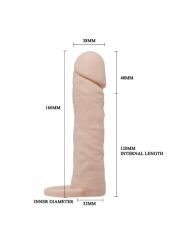 Censan 16cm Real Softskin Penis Kılıfı