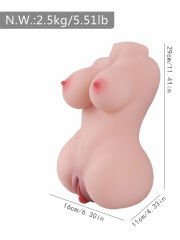 Censan 2.5 kg mini yarım vücut manken