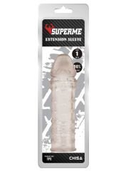 Extra Texture Sleeve Tırtıklı Penis Kılıfı - Gri