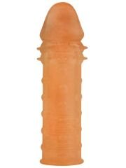 Extra Texture Sleeve Tırtıklı Penis Kılıfı - Ten Rengi