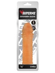 Extra Texture Sleeve Tırtıklı Penis Kılıfı - Ten Rengi