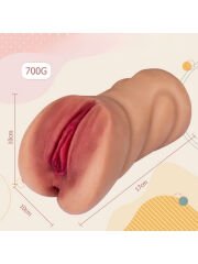 Censan Yeni Nesil Gerçekçi Çift Girişli Anal Vajinal Melez Mastürbatör