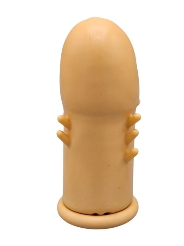 CENSAN Extender Cap Sitabella Penis Klıfı, 3.5 inç, antenli, lateks