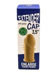 CENSAN Extender Cap Sitabella Penis Klıfı, 3.5 inç, antenli, lateks