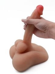 Censan Ultra Gerçekçi Büyük Penisli Anal ve Dildo Özellikli Yarım Vücut Mastürbatör