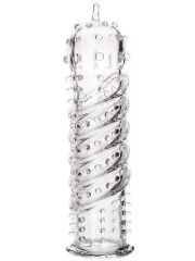 Censan Tırtıklı Şeffaf Penis Kılıfı 15,3 cm