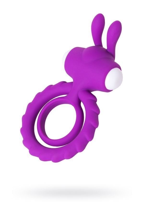Censan Jos Good Bunny Titreşimli Mor Penis Halkası