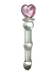 CENSAN 17cm Boğumlu Cam Dildo