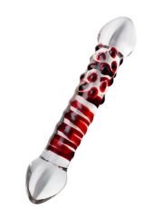 Censan Sexus Çift Taraflı Cam Dildo 21 cm