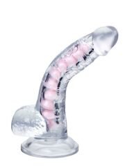 CENSAN  Paret Kıkırdaklı Jel Dildo 18 cm