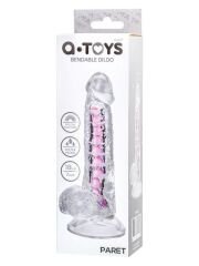CENSAN  Paret Kıkırdaklı Jel Dildo 18 cm