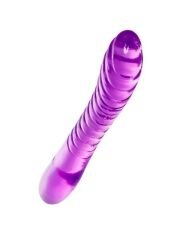 CENSAN Çift Taraflı Jel Dildo Frica, TPE, mor, 23 cm