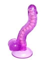 Censan Kıkırdaklı Jel Dildo Celiam, TPE, mor, 20,5 cm