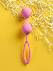 Censan Rai Vajinal Kegel Egzersiz Topları Açık Pembe 17 cm