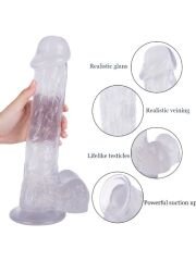 Noctis 30cm Beyaz Dildo No:69