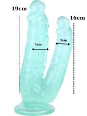 Noctis 19cm Yeşil Çiftli Dildo No:76