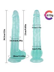 Noctis 29,5cm Yeşil Realistik Dildo No:25