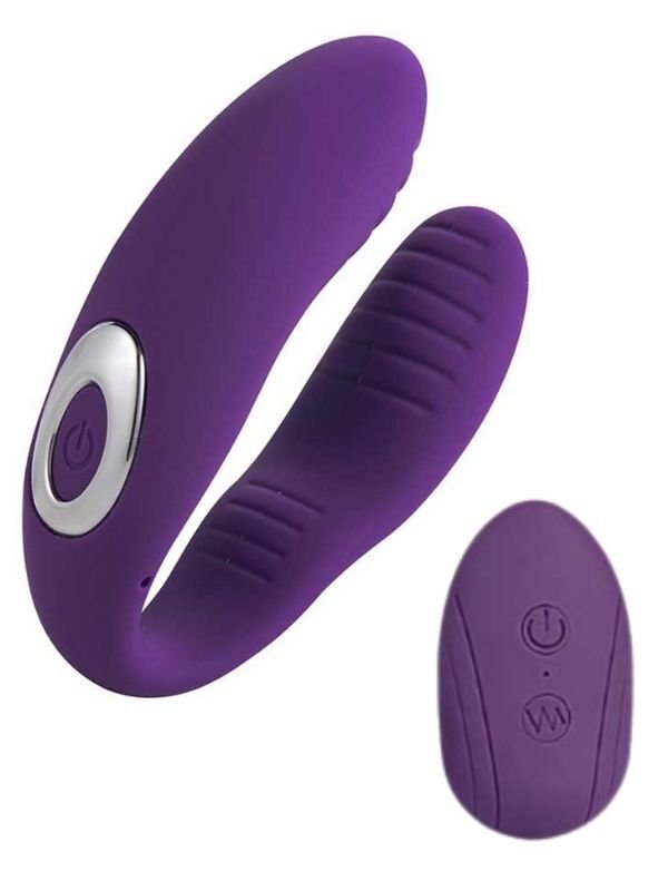 Censan Çiftler İçin Uzaktan Kumandalı Vibratör Mor