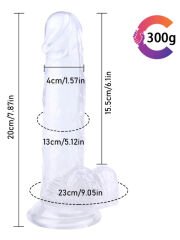 Noctis 20cm Beyaz Dildo No:17