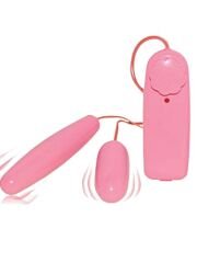 CENSAN Çiftli Pembe Kumandalı Yumurta Vibratör