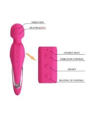 Censan USB Şarjlı 7 Fonksiyonlu Isıtmalı Teknolojik Vibratör