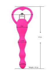 Censan Carmine 10 Modlu pleasure silicone beads vibratör