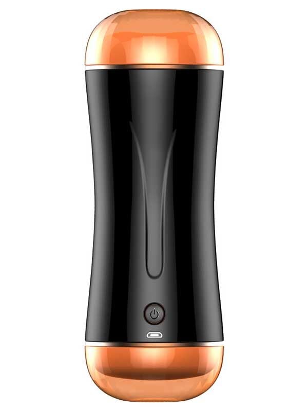 FoxShow S2 Titreşimli Şarjlı Vajina ve Anal Mastürbatör