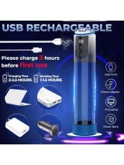 Censan Otomatik Göstergeli RGB Işıklı Penis Pompası