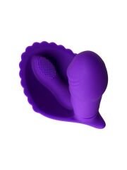 Censan Fash Klitoral Uyarıcılı Vibratör  mor 12 cm