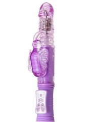 Censan Serk High-Tech İleri Geri Haraketli Klitoral Uyarıcı Vibratör mor, 24,5 cm