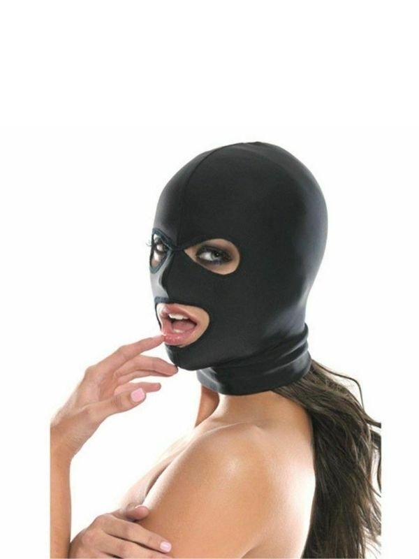 Censan Fantezi Fetish Maske  Siyah