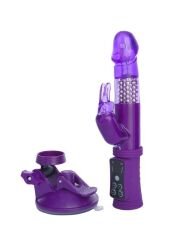 Censan Klitoral Uyarıcı Vibratör TPR Mor 22 cm