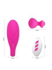 Censan Dolphy Çiftler İçin Vibratör Silikon Pembe 9,6 cm