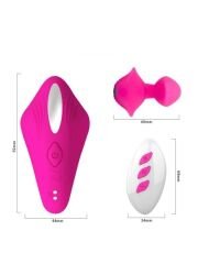 Censan Cobrum Çiftler İçin Vibratör Silikon Pembe 9,6 cm