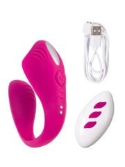 Censan Cobrum Çiftler İçin Vibratör Silikon Pembe 9,6 cm