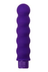 Çok Hızlı Boğumlu Silikon 17cm Mor Vibratör