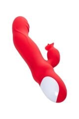Censan Jos Redli 21cm Kırmızı Klitoral Uyarıcılı Vibratör