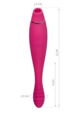 Censan Jos Danvi Vakumlu ve Titreşimli Pembe Vibratör