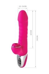 Censan Jos TO-FROLLY Yukarı Aşşağı Hareketli ve Vakumlu Vibratör 21,5 cm