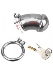 Censan BDSM Paslanmaz Çelik Penis Kafesi ModelNo1