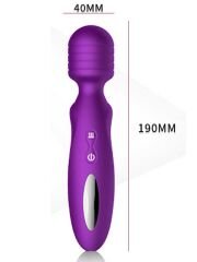 Xuanai Isıtmalı Şarjlı Wand Vibratör - Mor