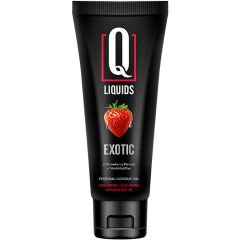 Q Liquids Exotic Çilek Aromalı Kayganlaştırıcı Jel