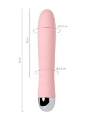 Censan PHYSİCS FAHRENHEİT Titreşimli Isıtmalı Vibratör Pembe 19 cm