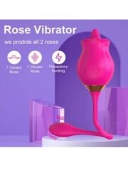 Censan Rose 2'si 1 Arada Dilli Gül Vibratör