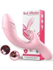 Censan Suck Vakumlu Klitoral Uyarıcılı Şarjlı Tavşan Vibratör