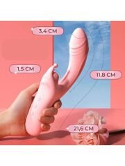 Censan Suck Vakumlu Klitoral Uyarıcılı Şarjlı Tavşan Vibratör