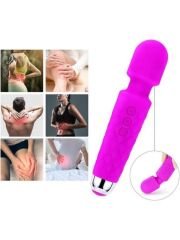 Censan Mini Toy Wand Massager Şarjlı Vibratör - Pembe