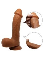 Censan Realistik Vantuzlu Melez Dildo Penis